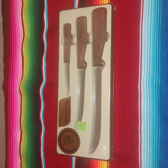Chicago Cutlery 3 Piece Knife Set B-31 Brand New Sealed